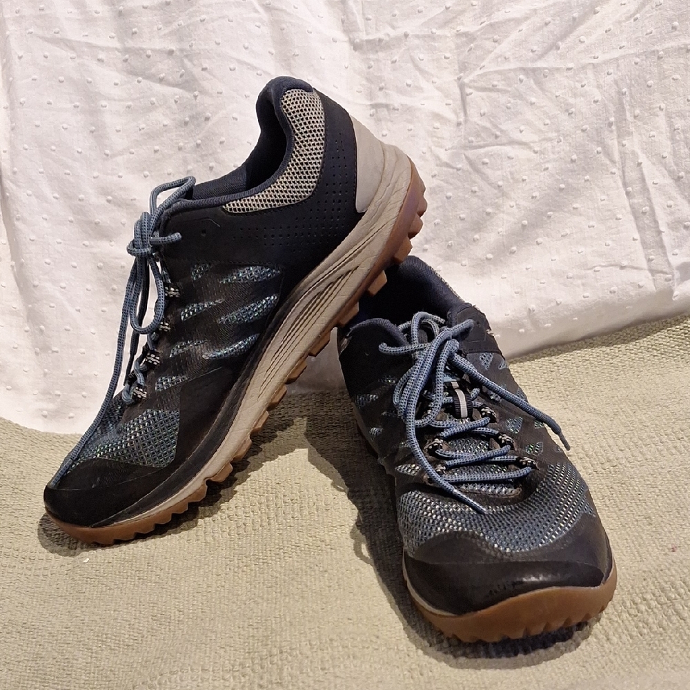 Merrell Black and Gray Athletic Shoes